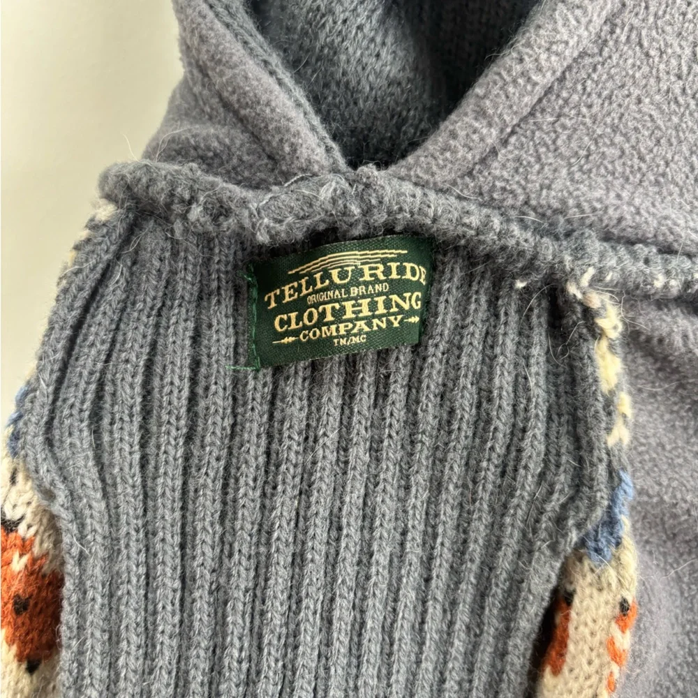 Telluride Clothing company x small dog sweater fox print
